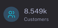 Customer count example