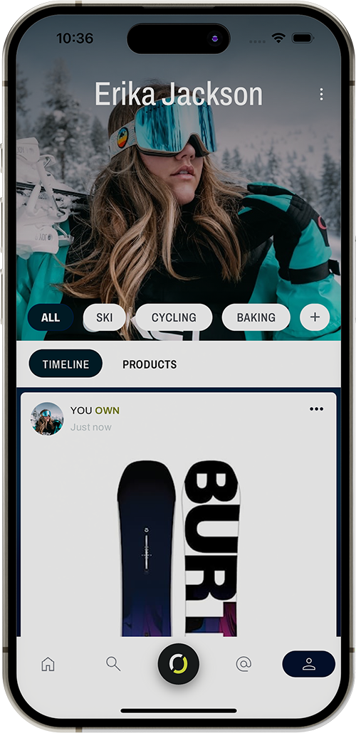 SPOKEN app screen